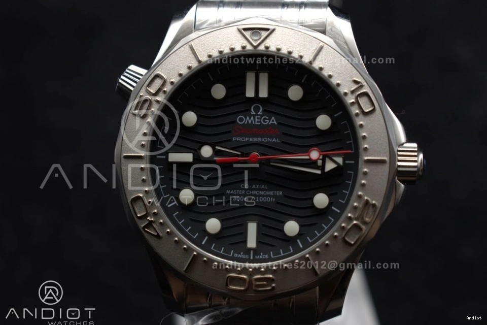 Dial Black Bracelet 1:1 Seamaster Diver A8806 Nekton SS VSF Best on Edition 300M 1218